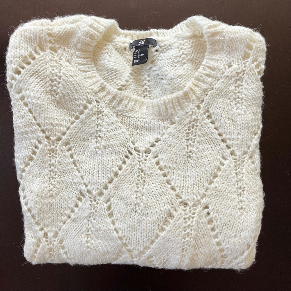 Cozy Creamy White Fall Sweater